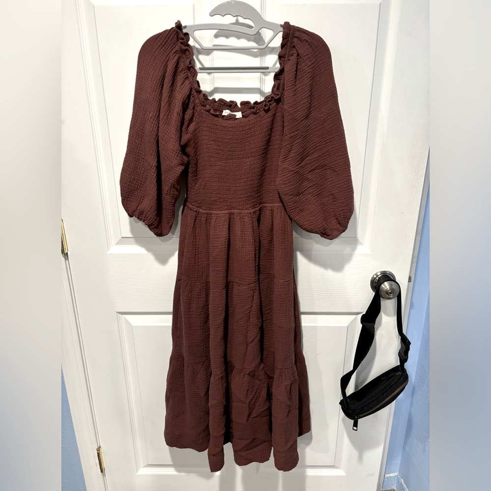 Neuflora Vermont Dress - Brown (NO LONGER AVAILABLE ONLINE)